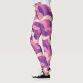De verdwenen weg in roze en Paarse Leggings (Links)