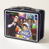 De verdwijnende traktaties | Metaal | Lunchbox (Voorkant)