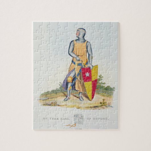 De Vere, Earl of Oxford, 1280, uit 'Ancient Armou' Legpuzzel (Verticaal)