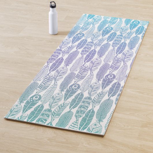 De Veren van Boho Yogamat (In situ)