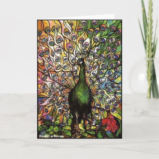 De Veren van de pauw Kaart (Voorkant)