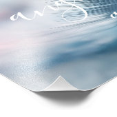 De veren verschijnen waar de Engelen dichtbij cita Foto Afdruk (Hoek)