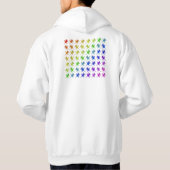 De Verenigde kleuren van Disc Golf Hoodie (Achterkant)