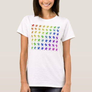 De Verenigde kleuren van Disc Golf T-shirt