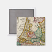De Verenigde Provincies of Nederland Magneet (Voorkant / Achterkant)