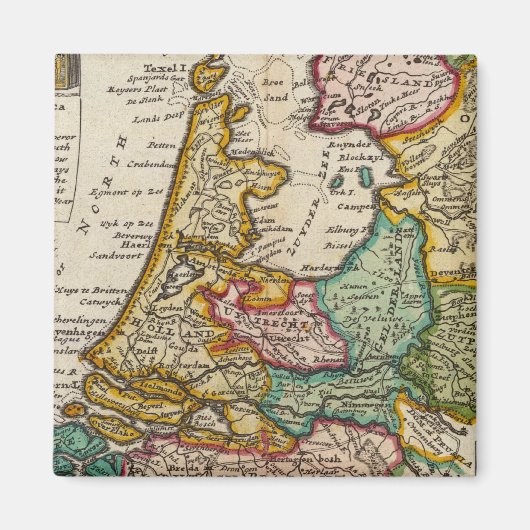 De Verenigde Provincies of Nederland Magneet (Voorkant)