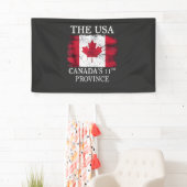 De Verenigde Staten, Canada's 11e Provincie Canada Spandoek (Insitu)