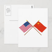 De Verenigde Staten en de Volksrepubliek China kru Briefkaart (Voorkant / Achterkant)