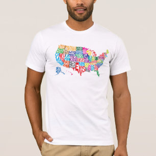 De Verenigde Staten in Names T-shirt