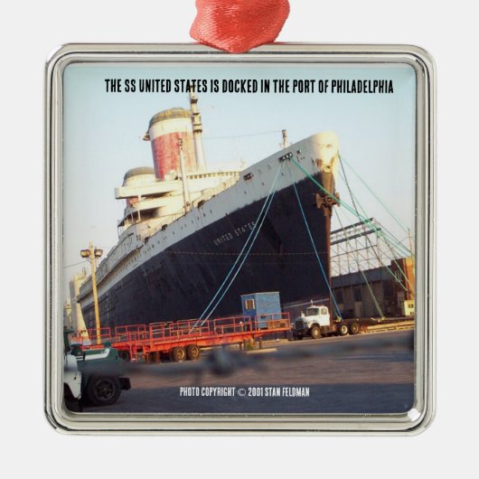 De Verenigde Staten Metalen Ornament (Voorkant)