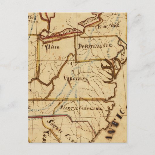 De Verenigde Staten van Amerika 2 Briefkaart (Voorkant)