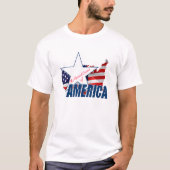 De Verenigde Staten Van Amerika 4 juli T-shirt (Voorkant)