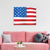 De Verenigde Staten van Amerika Canvas Afdruk (Insitu (Woonkamer))