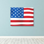 De Verenigde Staten van Amerika Canvas Afdruk (Insitu (Houten vloer))