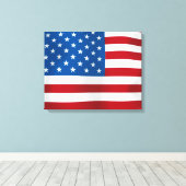 De Verenigde Staten van Amerika Canvas Afdruk (Insitu (Houten vloer))