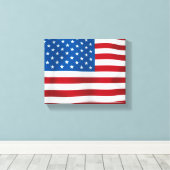 De Verenigde Staten van Amerika Canvas Afdruk (Insitu (Houten vloer))