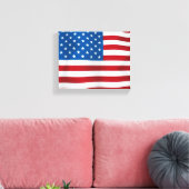 De Verenigde Staten van Amerika Canvas Afdruk (Insitu (Woonkamer))