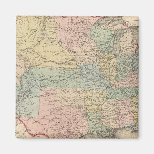 De Verenigde Staten van Amerika Magneet (Voorkant)
