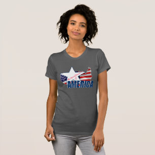 De Verenigde Staten van Amerika op 4 juli T-shirt