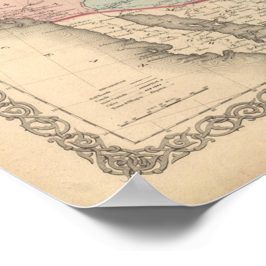 De Verenigde Staten van Amerika Poster (Hoek)