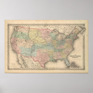 De Verenigde Staten van Amerika Poster