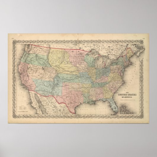 De Verenigde Staten van Amerika Poster (Voorkant)