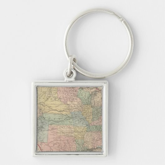 De Verenigde Staten van Amerika Sleutelhanger (Voorkant)