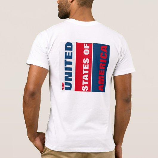 De Verenigde Staten van Amerika T-shirt (Achterkant)