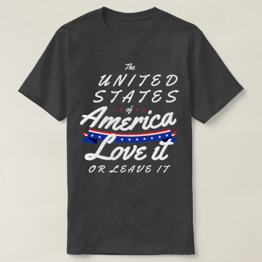 De Verenigde Staten van Amerika T-shirt (Design voorkant)