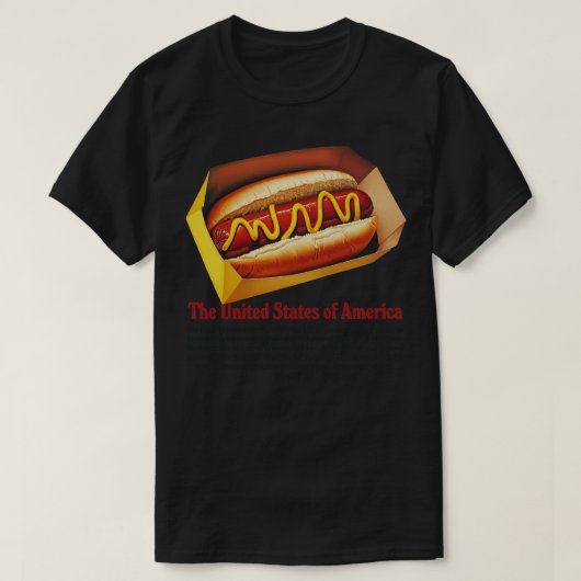 De Verenigde Staten van Amerika T-shirt (Design voorkant)
