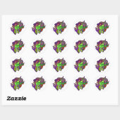 DE VERENIGDE STATEN VAN FUNK RONDE STICKER (Vel)