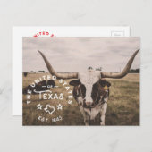 De Verenigde Staten van Texas Briefkaart (Voorkant / Achterkant)