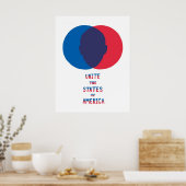 De Verenigde Staten verenigen Poster (Keuken)