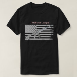 De Verenigde Staten vlag I zal niet donker zijn T-shirt