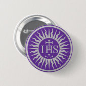 De vereniging van Jezus - Jesuit Ronde Button 5,7 Cm (Voorkant /achterkant)