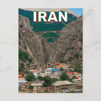 De Veresk-brug in Iran Briefkaart