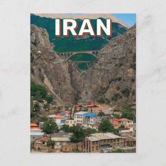 De Veresk-brug in Iran Briefkaart (Voorkant)