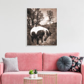 De verf canvas afdruk (Insitu (Woonkamer))