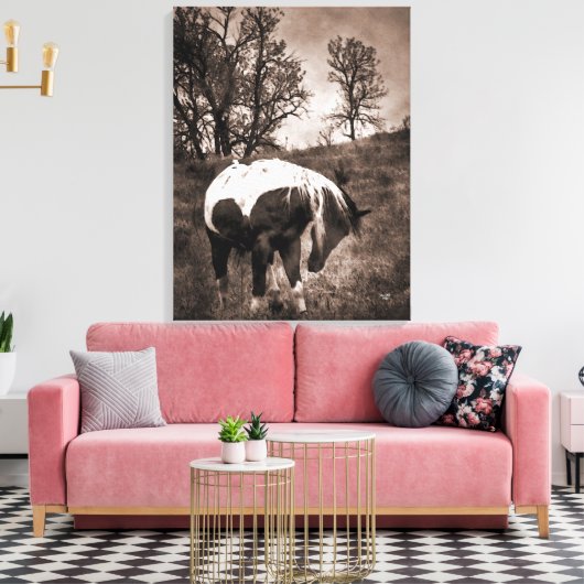 De verf canvas afdruk (Insitu (Woonkamer))