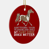 De verf doet het beter keramisch ornament (Rechts)