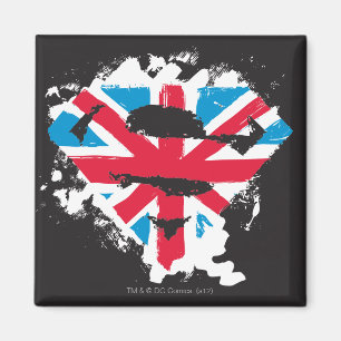 De verf strijkt Brits s-Schild Magneet