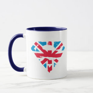 De verf strijkt Brits s-Schild Mok
