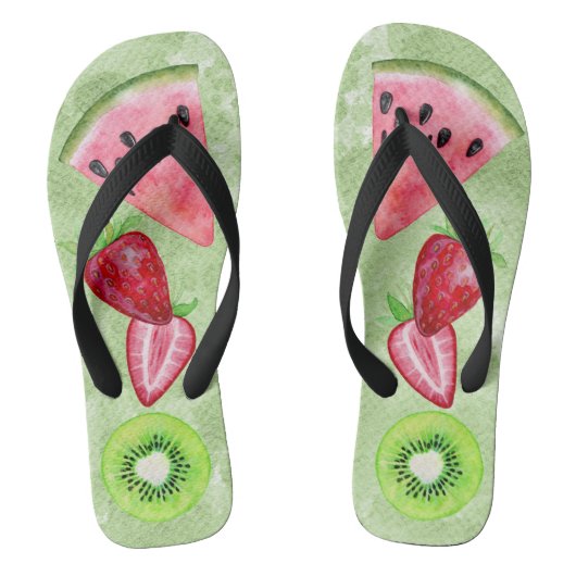 De Verfrissende Smaak Van De Zomer Teenslippers (Voetbed)