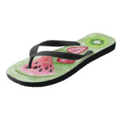 De Verfrissende Smaak Van De Zomer Teenslippers (Schuin)