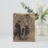 De vergadering, 1884 briefkaart (Staand voorkant)