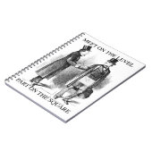 De vergadering notitieboek (Linkerzijde)