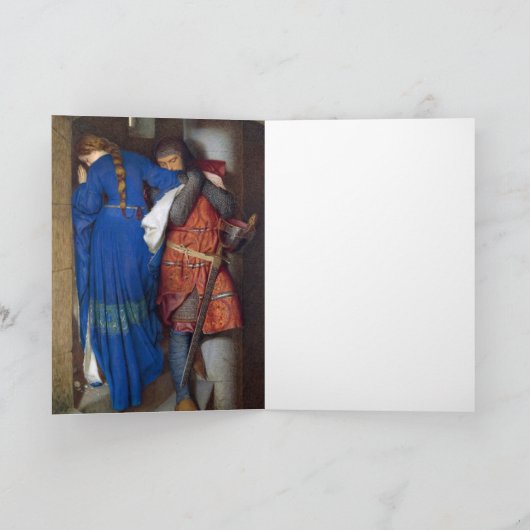 De vergadering op de torentetrappen door F.W. Burt Bedankkaart (Binnen)