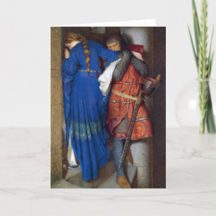 De vergadering op de torentetrappen door F.W. Burt Bedankkaart