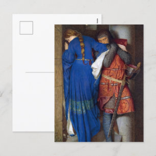 De vergadering op de torentetrappen door F.W. Burt Feestdagenkaart