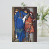 De vergadering op de torentetrappen door F.W. Burt Informatiekaartje (Staand voorkant)